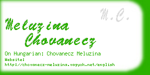 meluzina chovanecz business card